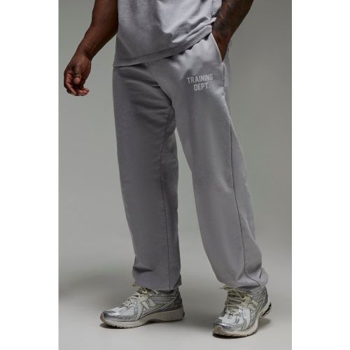 Jogging oversize délavé - MAN Active - S - Boohooman - Modalova