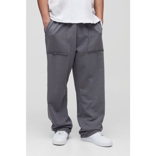 Tall - Jogging oversize à bords bruts - S - Boohooman - Modalova