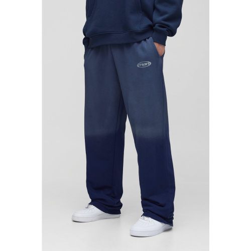 Tall - Jogging large délavé imprimé - S - Boohooman - Modalova