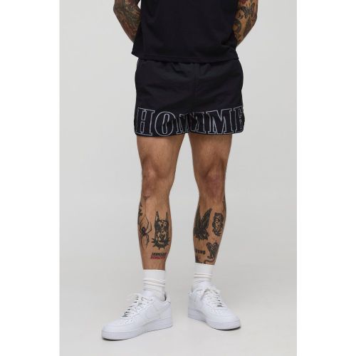 Short de combat imprimé en nylon - S - Boohooman - Modalova