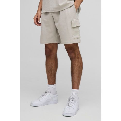 Short cargo large à surpiqûres - S - Boohooman - Modalova