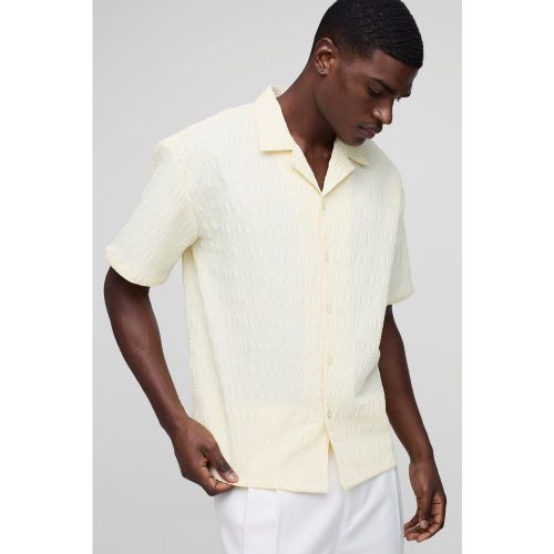 Chemise oversize en tissu crêpe - MAN - S - Boohooman - Modalova
