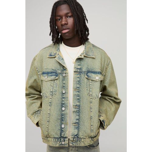 Veste en jean homme - S - Boohooman - Modalova