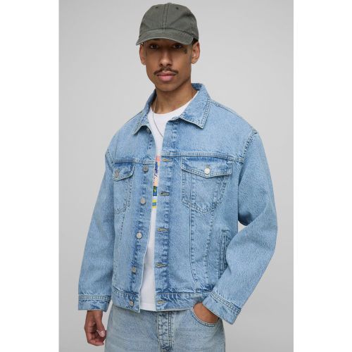 Veste en jean homme - S - Boohooman - Modalova