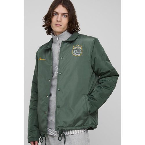 Tall - Veste universitaire matelassée - 2XL - Boohooman - Modalova