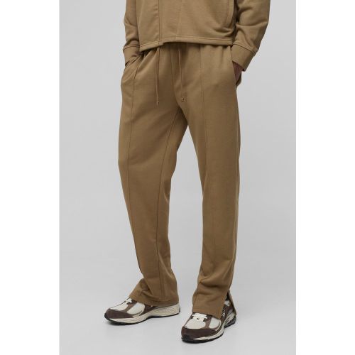 Jogging brodé fendu - S - Boohooman - Modalova