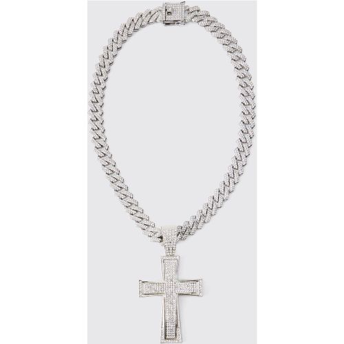 Grande taille - Chaîne à pendentif croix - ONE SIZE - Boohooman - Modalova