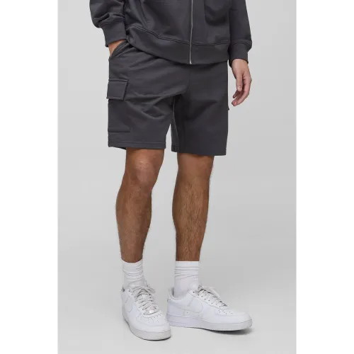 Short cargo large mi-long - S - Boohooman - Modalova