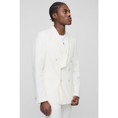 Veste de costume croisée droite - 34 - Boohooman - Modalova
