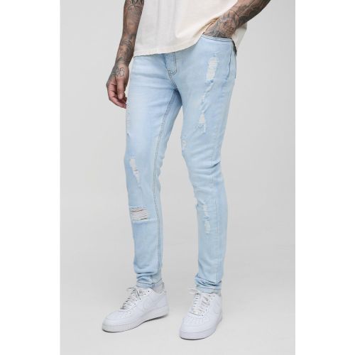 Tall - Jean skinny délavé - 32 - Boohooman - Modalova