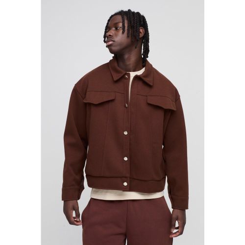 Veste oversize à chevrons homme - S - Boohooman - Modalova