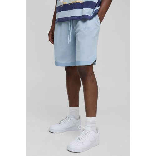 Short de basket mi-long piqué - S - Boohooman - Modalova