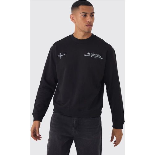 Sweat imprimé cachemire homme - S - Boohooman - Modalova