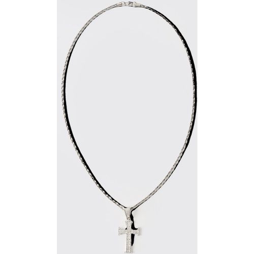 Collier é À Pendentif Croix - One Size - boohoo - Modalova