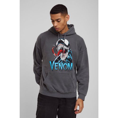 Sweat à capuche oversize délavé à imprimé Marvel homme - S - Boohooman - Modalova