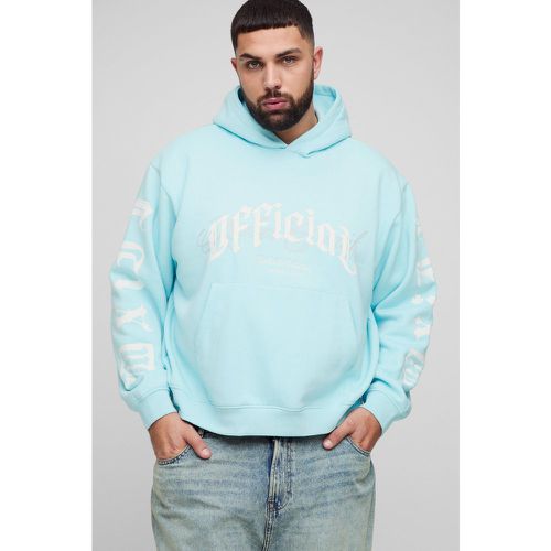 Grande taille - Sweat à capuche oversize à broderie - Official - XXXL - Boohooman - Modalova