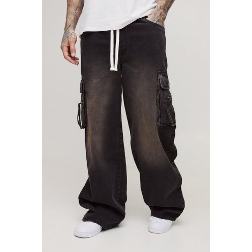 Tall - Jean cargo baggy homme - 30 - Boohooman - Modalova