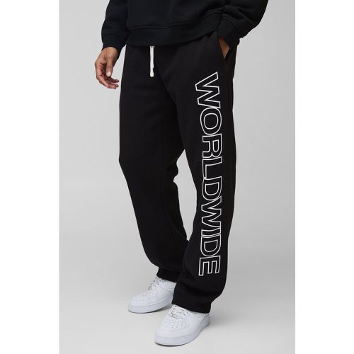 Jogging Large Imprimé Worldwide - M - boohoo - Modalova