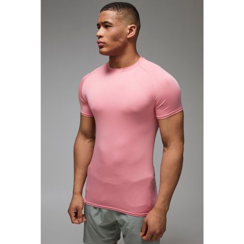 T-shirt de sport léger à manches raglan - MAN Active homme - S - Boohooman - Modalova