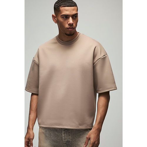 T-shirt oversize à col montant - S - Boohooman - Modalova