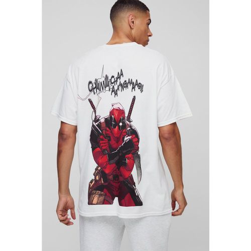 T-Shirt Oversize Imprimé Deadpool - L - boohoo - Modalova