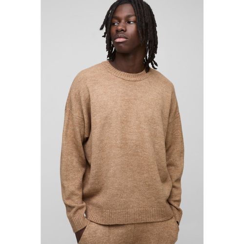 Pull oversize en maille à manches raglan - S - Boohooman - Modalova