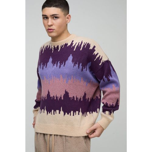 Pull oversize à épaules dénudées - S - Boohooman - Modalova