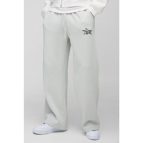 Jogging large à imprimé étoiles - S - Boohooman - Modalova