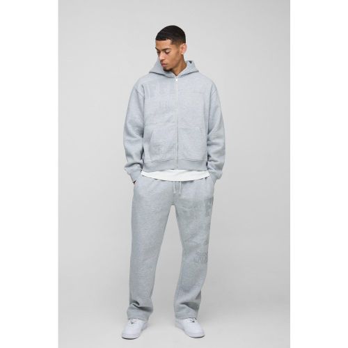 Survêtement oversize zippé - Official - S - Boohooman - Modalova