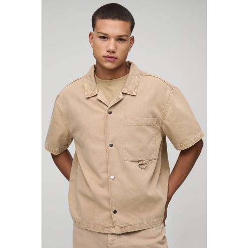 Chemise oversize délavée - S - Boohooman - Modalova
