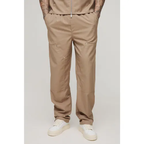 Tall - Pantalon charpentier habillé - S - Boohooman - Modalova