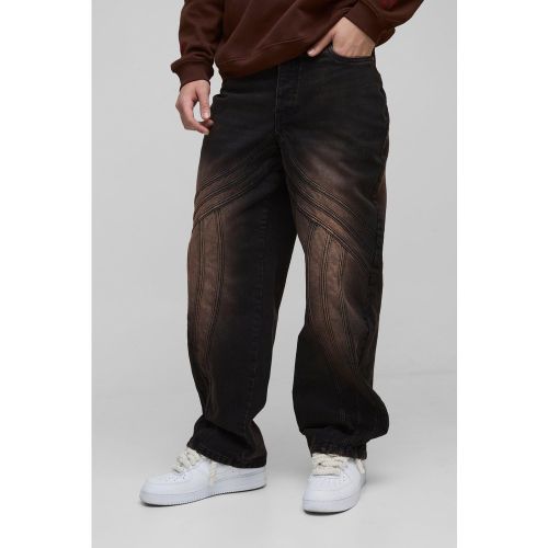 Jean large effet vintage - 28R - Boohooman - Modalova