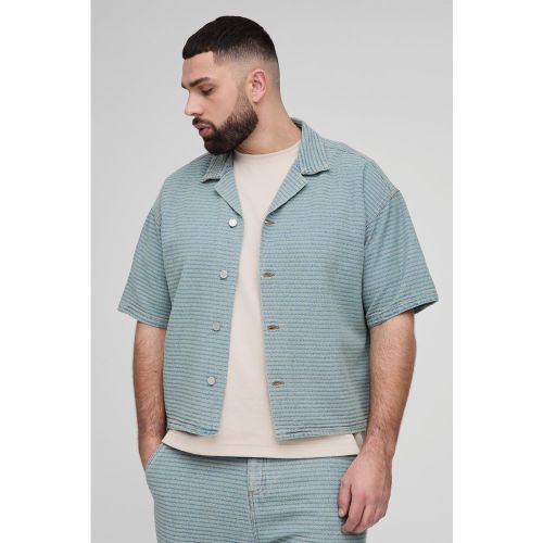 Grande taille - Chemise oversize en jean - XXXL - Boohooman - Modalova