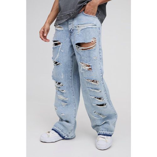 Jean skateur large déchiré - 28R - Boohooman - Modalova