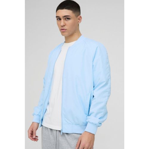 Bomber droit léger en nylon homme - S - Boohooman - Modalova