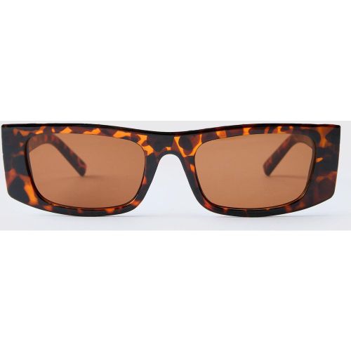 Lunettes de soleil rectangulaires en plastique - ONE SIZE - Boohooman - Modalova