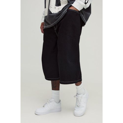 Grande taille - Bermuda à coutures contrastantes - 38 - Boohooman - Modalova