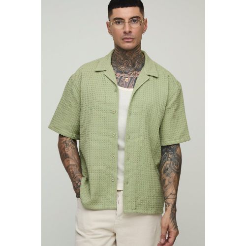 Tall - Chemise oversize en tissu éponge - 2XL - Boohooman - Modalova