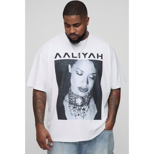 T-shirt oversize imprimé Aaliyah - 2XL - Boohooman - Modalova