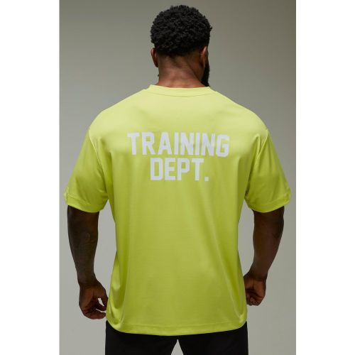 Man Active Performance Training Dept Oversized T-shirt homme - 2XL - Boohooman - Modalova