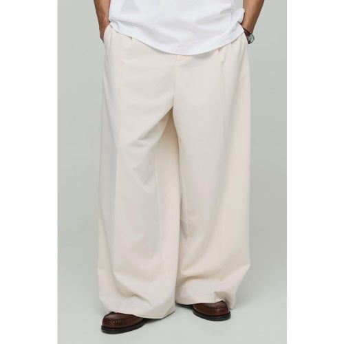 Pantalon de costume habillé à détails pincés - 28 - Boohooman - Modalova