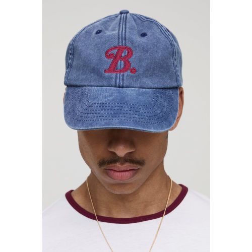 Casquette à broderie B - ONE SIZE - Boohooman - Modalova