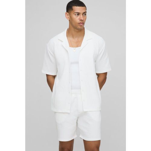 Ensemble oversize plissé à manches courtes - S - Boohooman - Modalova