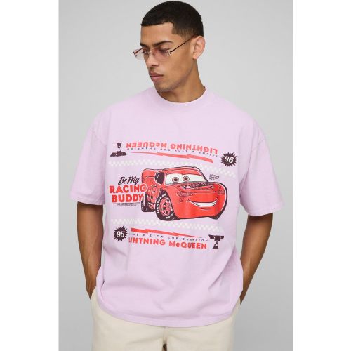T-shirt oversize délavé à imprimé Disney - S - Boohooman - Modalova