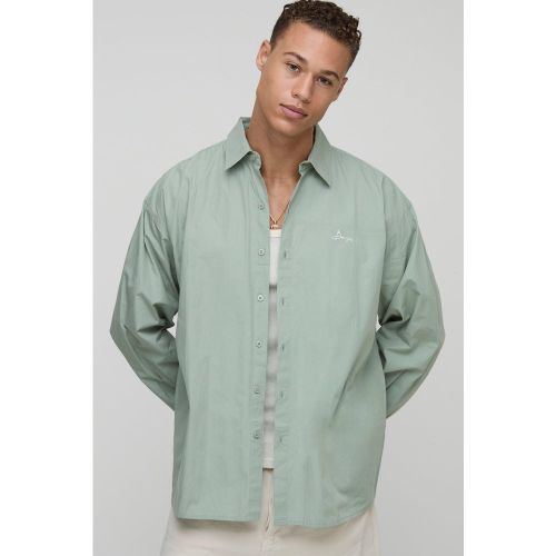 Tall - Chemise oversize à manches longues - 2XL - Boohooman - Modalova