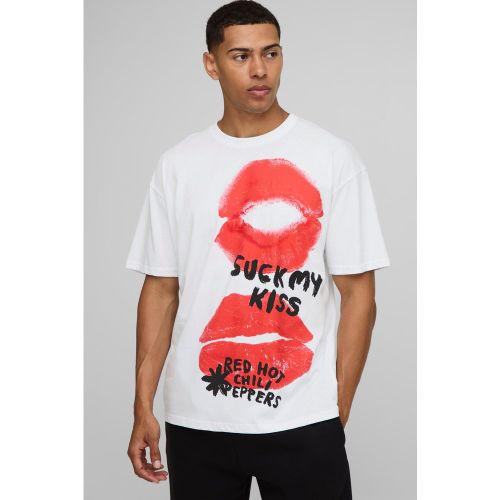 T-shirt oversize à imprimé Red Hot Chili Peppers - S - Boohooman - Modalova