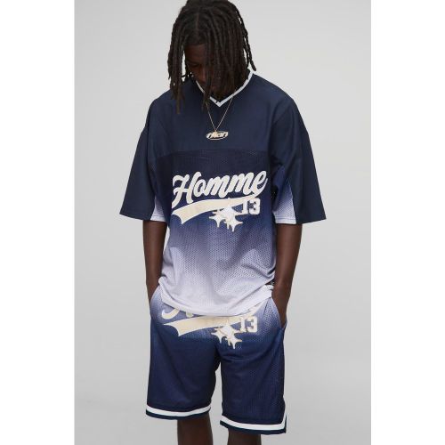 Ensemble de basket oversize en mesh - S - Boohooman - Modalova