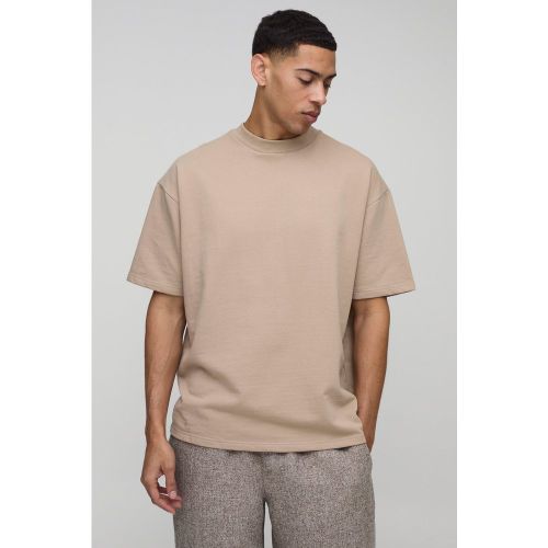 T-shirt oversize à col montant - S - Boohooman - Modalova