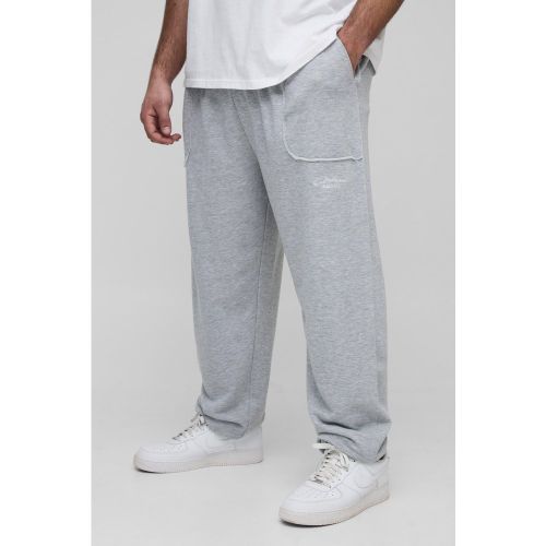 Grande taille - Jogging oversize à broderie - Official - XXXL - Boohooman - Modalova