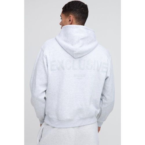 Sweat à capuche oversize épais à slogan exclusif homme - S - Boohooman - Modalova